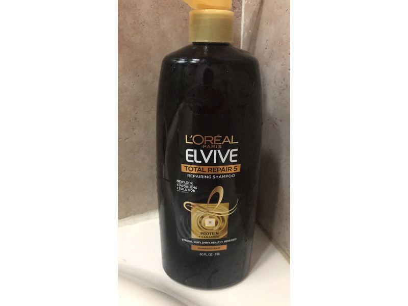 L'Oreal Paris Elvive Total Repair 5 Shampoo, 40 fl oz