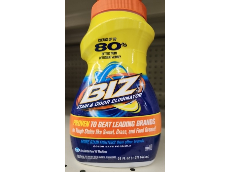 Biz Stain & Odor Eliminator, 32 fl oz/946 mL