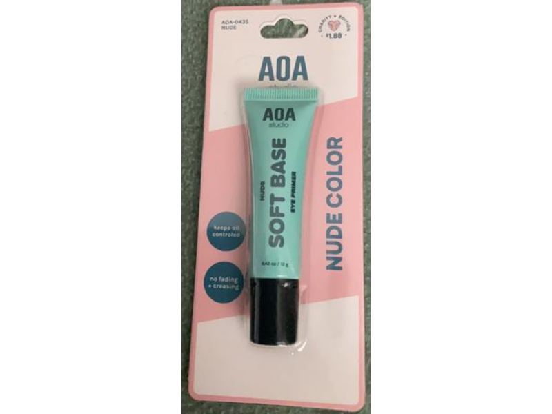 Aoa Soft Base Eye Primer, Nude, 0.42 oz