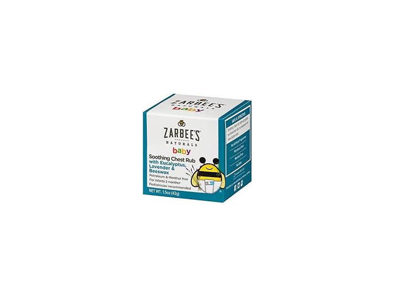 zarbee's baby soothing chest rub