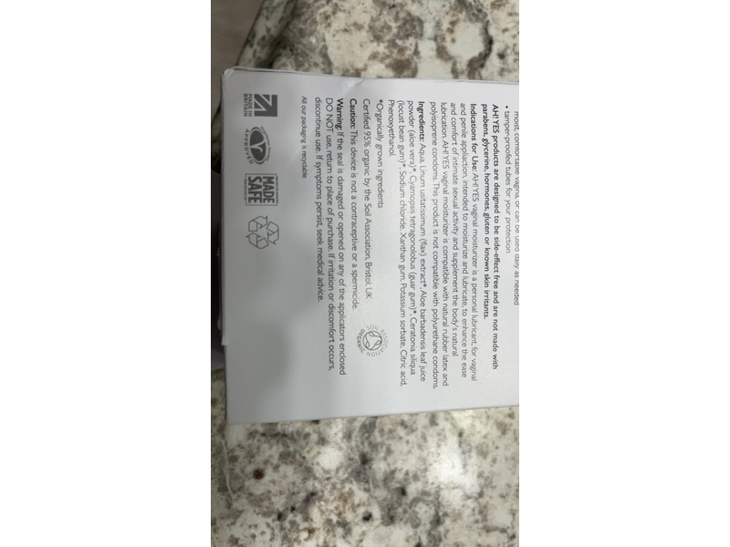 AH! YES® VM Vaginal Moisturizing Gel (6 x 0.17 fl oz Applicators)