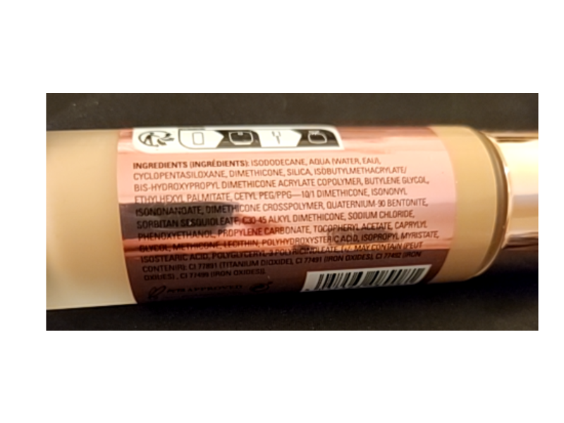 Makeup Revolution London Conceal & Define Full Coverage Foundation, F7, 0.8 fl oz/23 mL