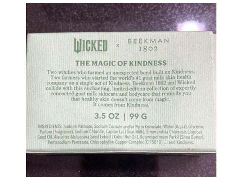 Beekman 1802 Wicked Goat Milk Soap, Elphaba, 3.5 oz/99 g