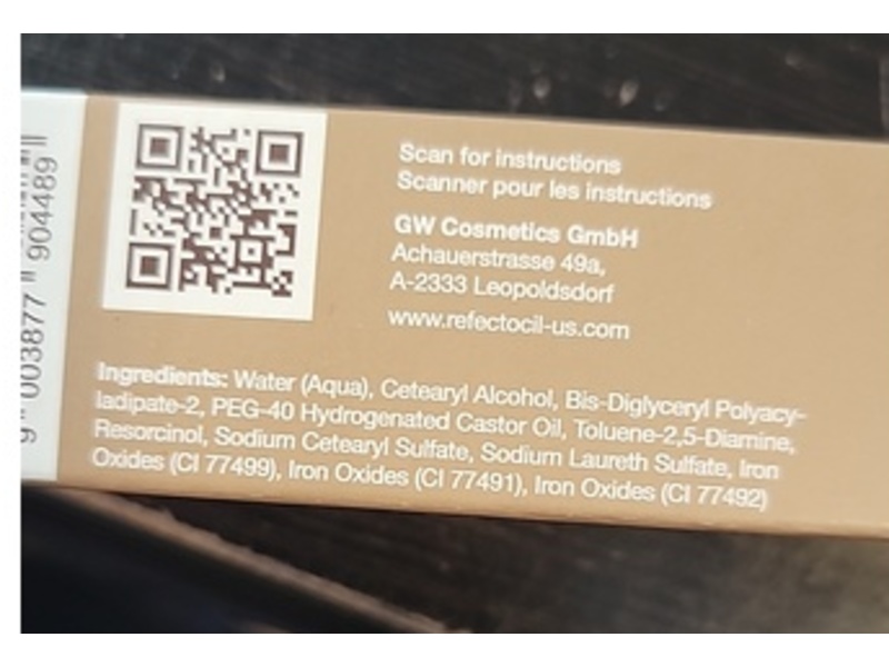 Refectocil Hair Dye Cream, 3.1 Light Brown, 2 fl oz/15 mL