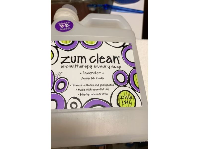 Indigo Wild Zum Clean Laundry Soap, Lavender, 32 fl oz