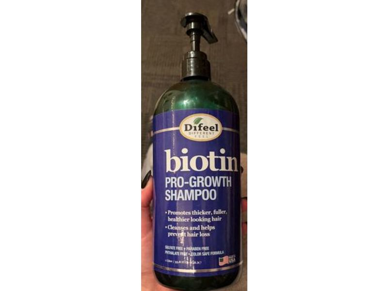 Difeel Biotin Pro-Growth Shampoo, 33.8 oz/1 L