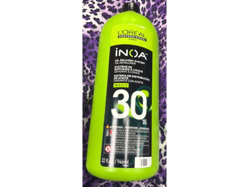 L'Oreal Paris Inoa Oil Developer, 30 Vol 9%, 32 fl oz/946 mL