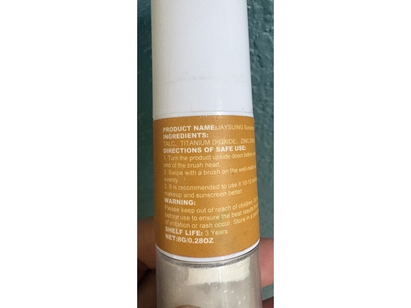 Jaysuing Sunscreen Shaping Powder, SPF 50+ PA++++, 0.28 oz/8 g