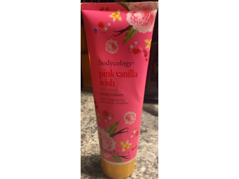 Bodycology Body Cream, Pink Vanilla Wish, 8 oz/227 g