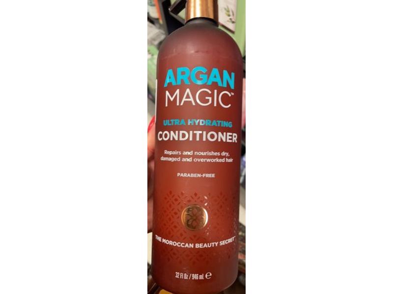 Argan Magic Ultra Hydrating Conditioner, Paraben Free, 32 fl oz/946 mL