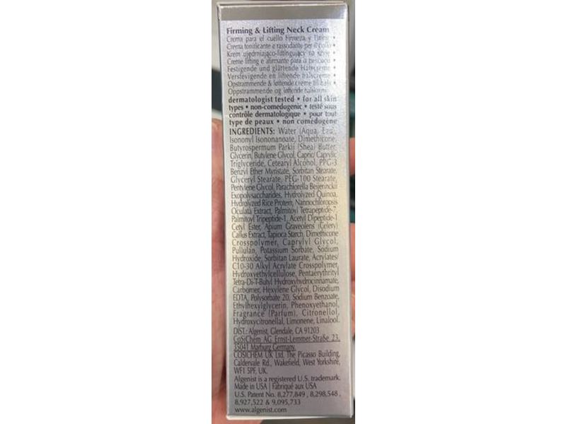 Algenist Elevate Firming & Lifting Neck Cream, 2 oz/60 mL