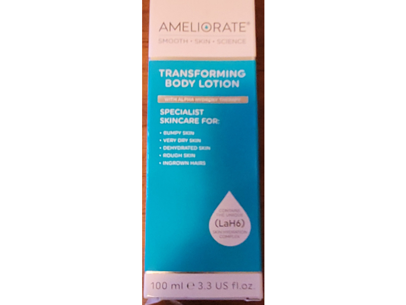 Ameliorate Transforming Body Lotion, 3.3 fl oz/100 mL