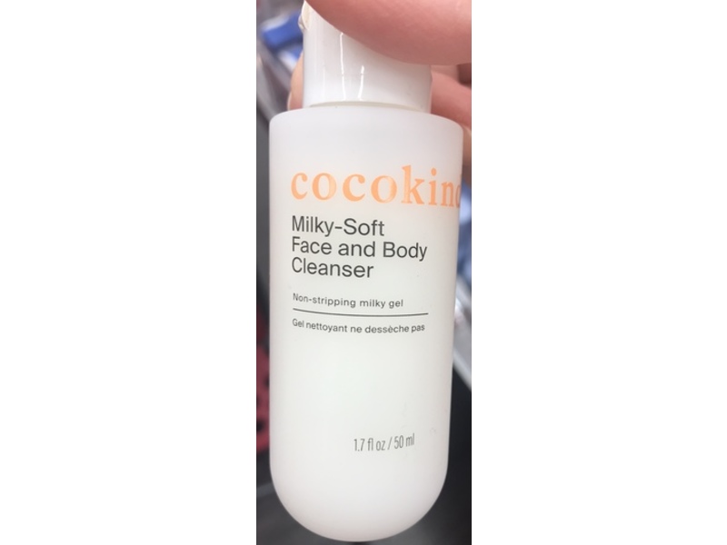 Cocokind Milky-Soft Face And Body Cleanser, 1.7 fl oz/50 mL