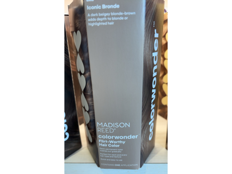 Madison Reed colorwonder Demi-Permanent Hair Color, 8AG Iconic Bronde Dark Beigey Blonde-Brown, 1 Application