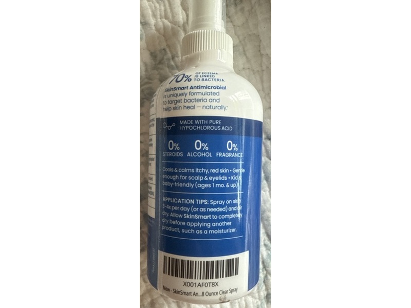 SkinSmart Antimicrobial Eczema Therapy Cleanser, 8 fl oz/236 mL