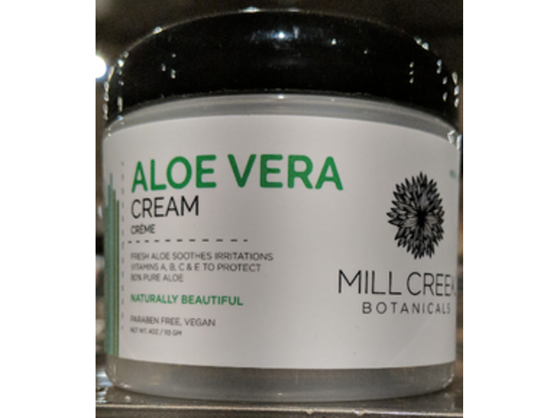 Mill Creek Botanicals Aloe Vera Cream, 4 oz/13 gm