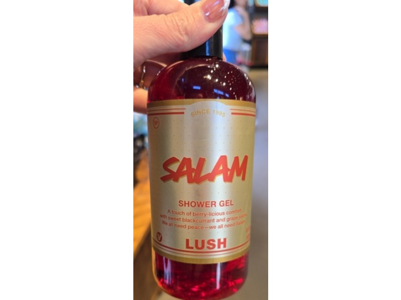 Lush Salam Shower Gel, Sweet Blackcurrant & Grape Juices, 16.9 fl oz