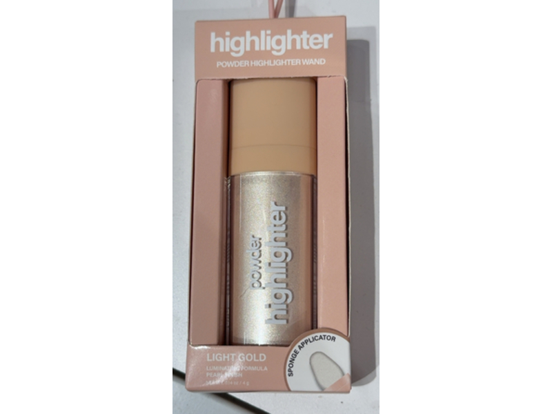Enchante Accessories Powder Highlighter, Light Gold, 0.14 oz/4 g