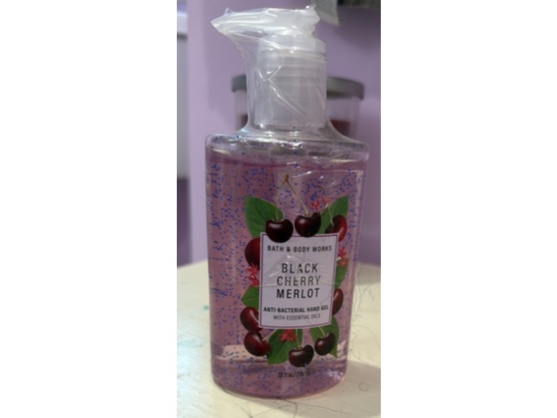 Bath & Body Works Anti-Bacterial Hand Gel, Black Cherry Merlot, 7.6 fl oz/225 mL