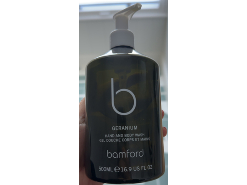 Bamford Hand & Body Wash, Geranium, 16.9 fl oz/500 mL