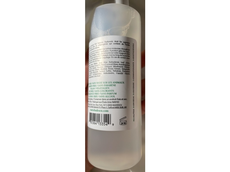 Mario Badescu Skin Care Facial Spray, Aloe + Adaptogens + Coconut Water, 8 fl oz/236 mL