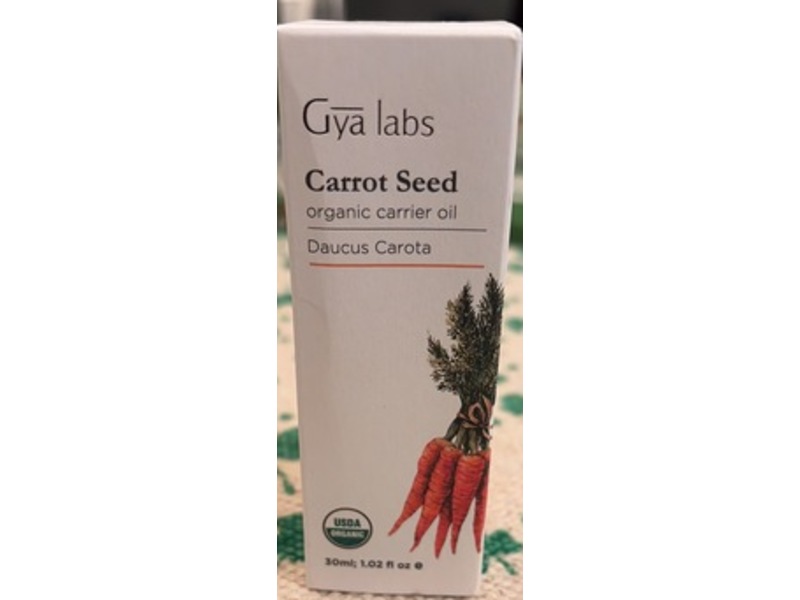 Gya Labs Organic Carrier Oil, Carrot Seed, 1.02 fl oz/30 mL