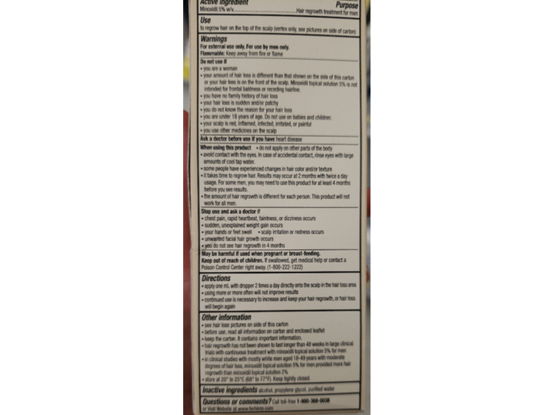 Hims Minoxidil USP 5% Hair Regrowth Treatment, 2 fl oz/60 mL