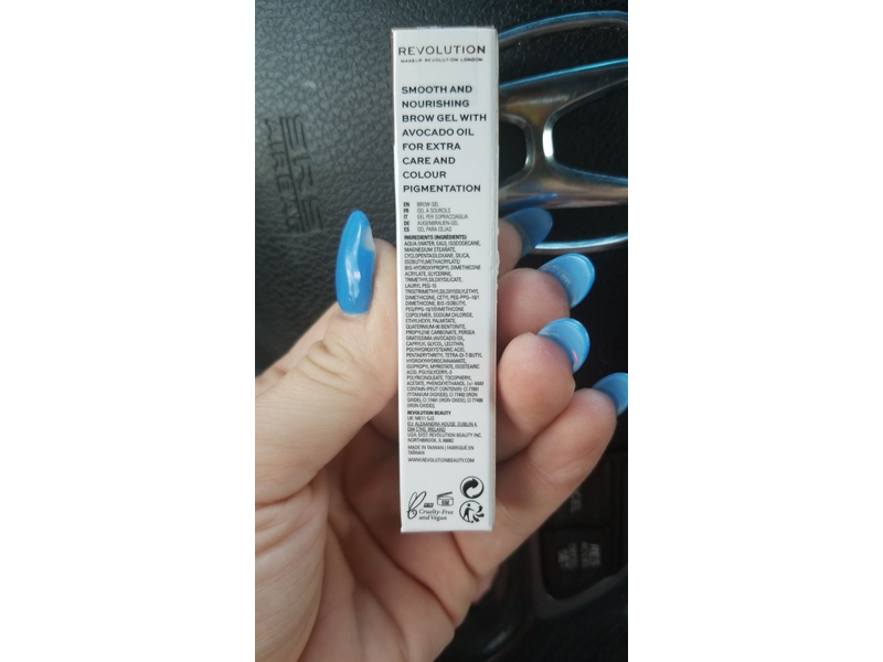 Revolution Brow Gel, Ash Brown, 0.2 fl oz/6 mL