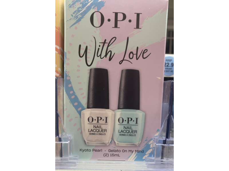 O.P.I Nail Lacquer Set, Kyoto Pearl & Gelato On My Mind, 15 mL