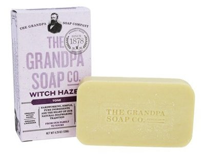 The Grandpa Soap Bar Witch Hazel, Tone, 4.25 oz/120 g