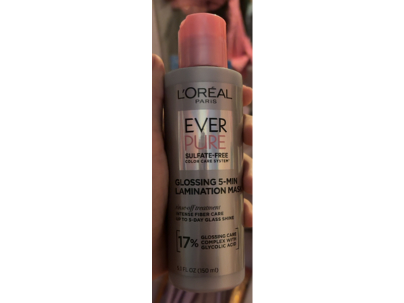 L'Oreal Paris Ever Pure Glossing Lamination Mask, 5.1 fl oz/150 mL