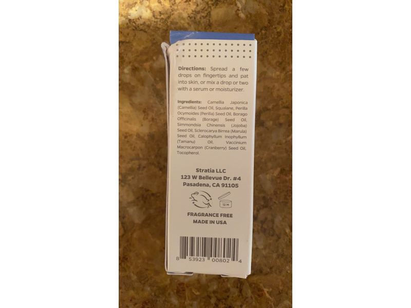 Stratia Fortify Balanced Facial Oil, 1 fl oz/30 ml