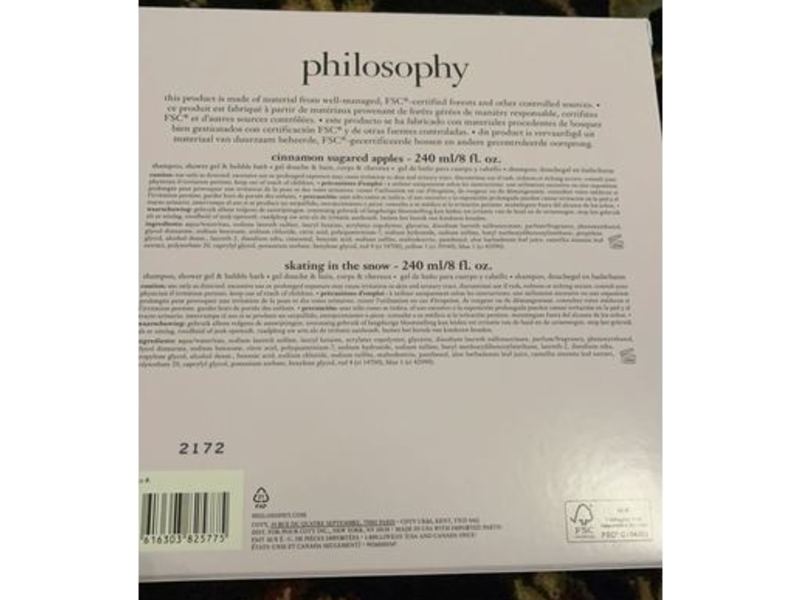 Philosophy Season Of Surprise Shower Gel Set, Cinnamon, Snow