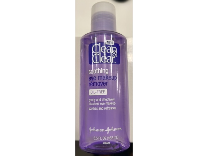 Clean & Clear Soothing Eye Makeup Remover, 5.5 fl oz/162 mL