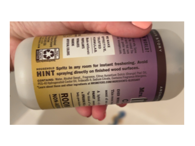 Mrs. Meyer's Clean Day Room Freshener, Compassion Flower, 8 fl oz/236 mL