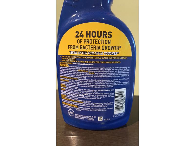 Microban 24 Hour Bathroom Cleaner, Citrus Scent, 32 fl oz/946 ml