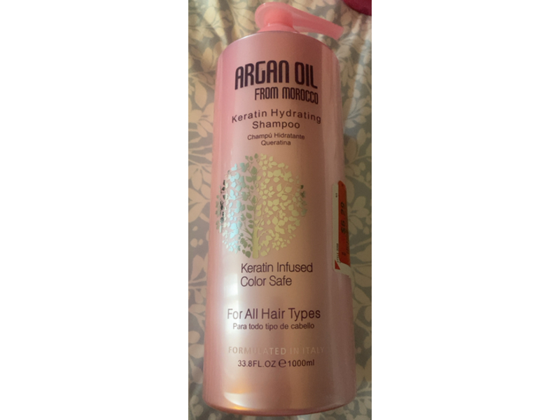 Argan Oil Keratin Hydrating Shampoo & Moisturizing Repair, 33.8 fl oz/1000 mL