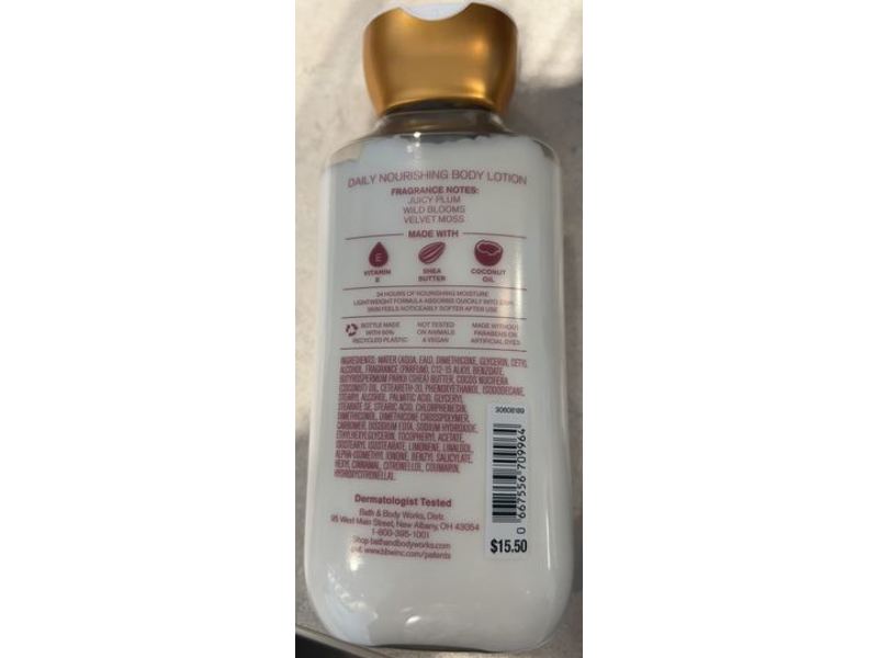 Bath & Body Works Fall In Bloom Daily Nourishing Body Lotion, Shea Butter & Coconut Oil, 8 fl oz/236 mL