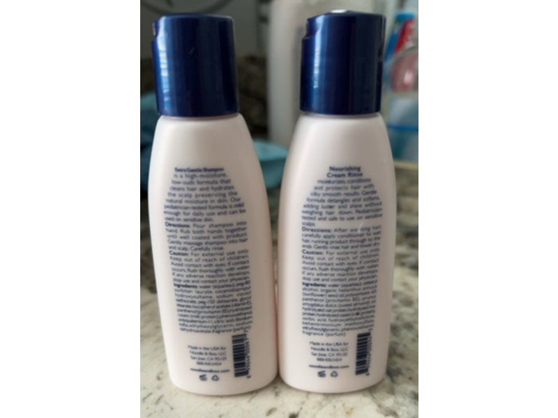 Noodle & Boo Shampoo & Cream Rinse Sweetly Clean Kit, Creme Douce, 2 fl oz/59 mL