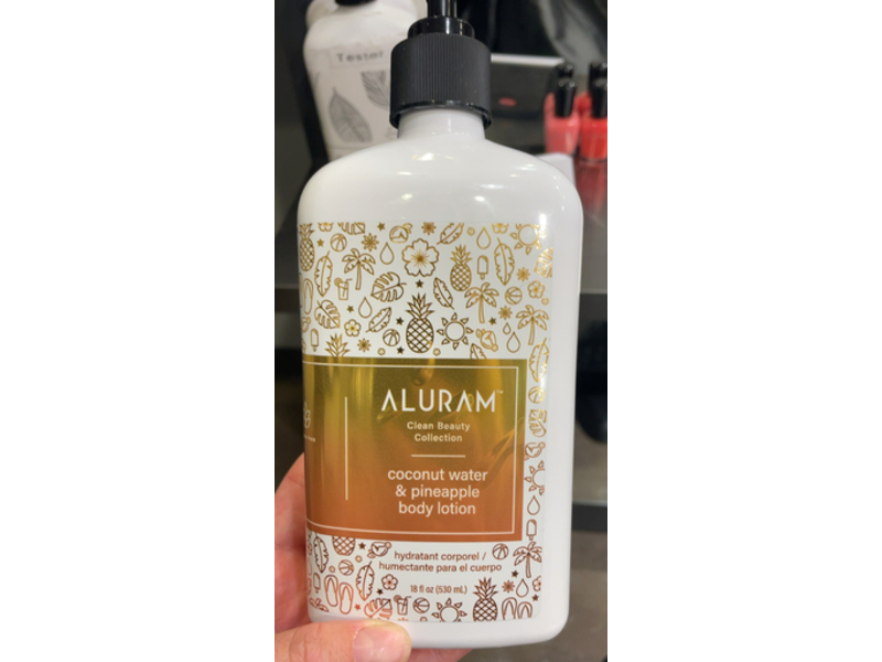 Aluram Coconut Water & Pineapple Body Lotion, 18 fl oz/530 mL