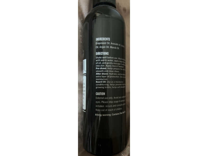 The Henna Guys Moisturizing Pre Shave Oil, 8 fl oz