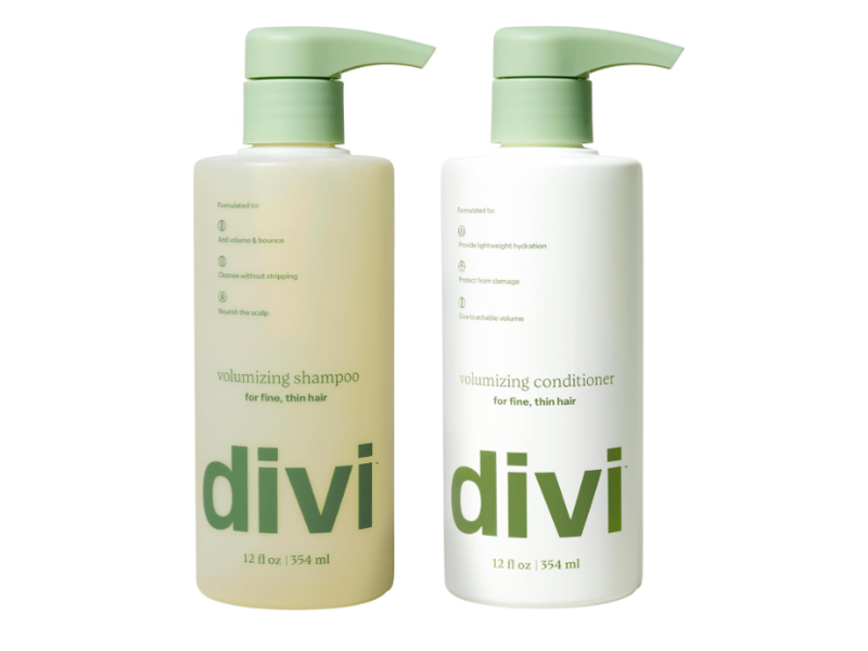 Divi Volumizing Shampoo & Conditioner, 12 fl oz/354 mL