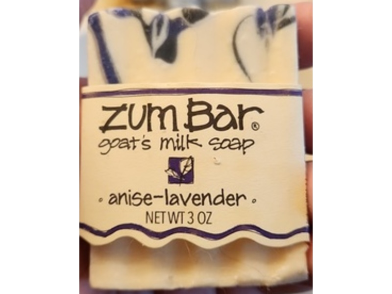Zum Bar Goat's Milk Soap, Anise-Lavender, 3 oz