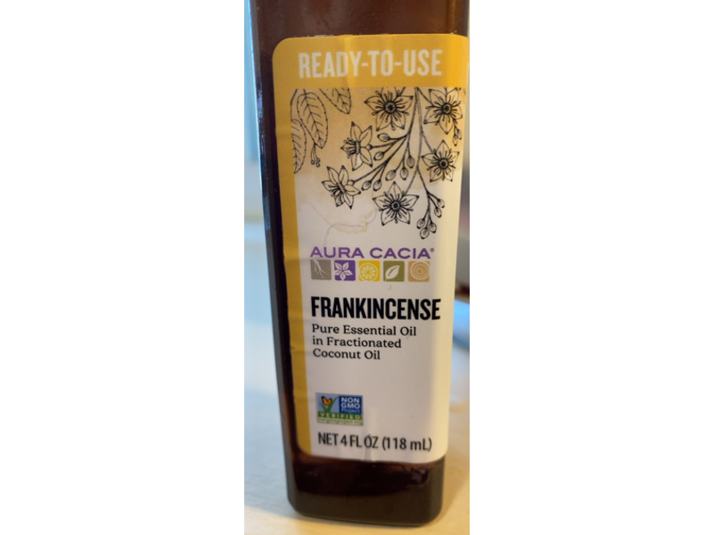 Aura Cacia Ready To Use Essential Oil, Frankincense, 4 fl oz/118 mL
