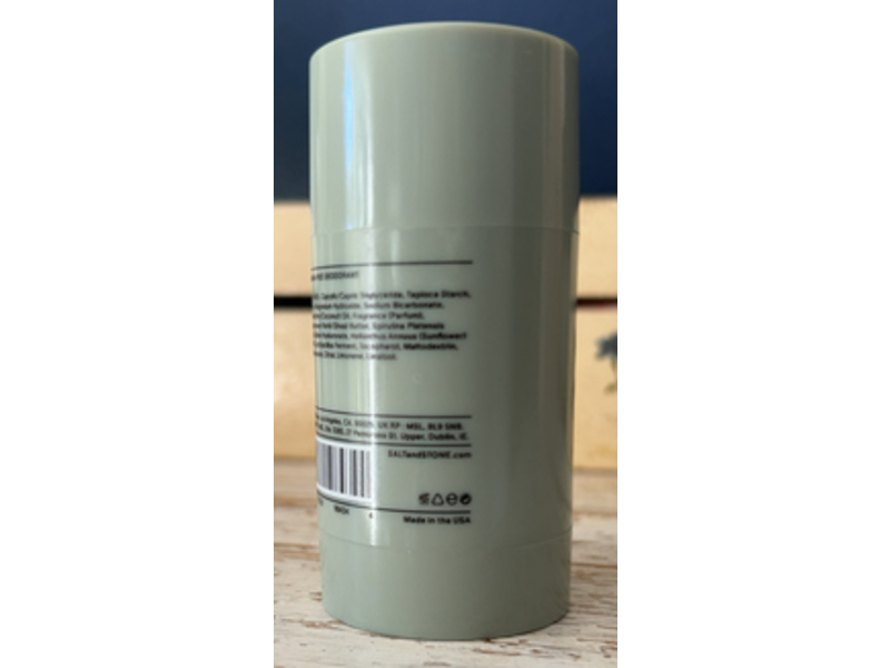 Salt & Stone Deodorant, Bergamot & Hinoki, 1 oz/28 g