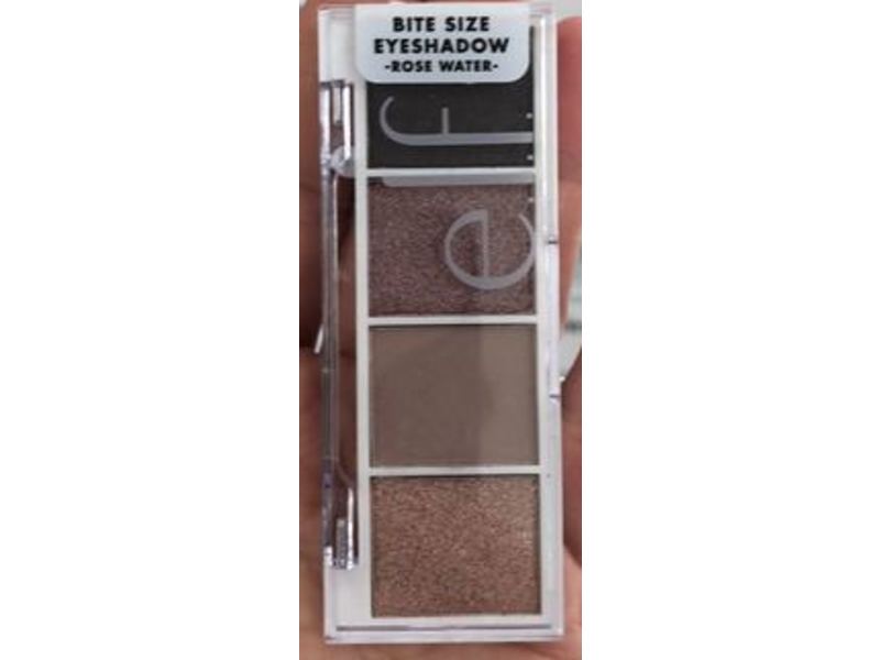 E.l.f. Cosmetics Bite Size Eyeshadow Palette, Rose Water, 0.12 oz