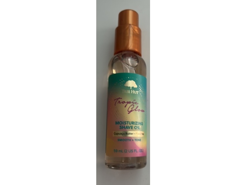 TreeHut Moisturizing Shave Oil, Tropic Glow, 2 fl oz/59 mL