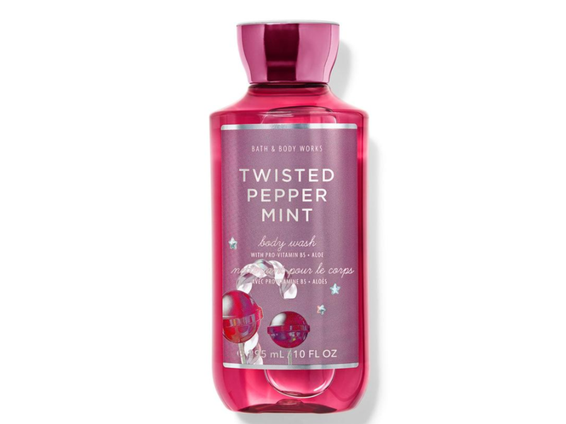 Bath & Body Works Body Wash, Twisted Pepper Mint, 10 fl oz/295 mL