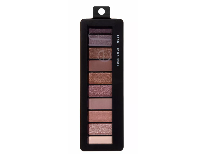 e.l.f. Cosmetics Rose Gold Eyeshadow Palette, Nude Rose Gold, 0.49 oz/14 g