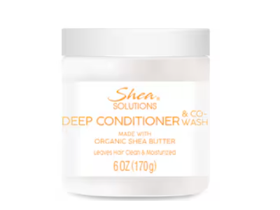 Shea Solutions Deep Conditioner & Co-Wash, 6 oz/170 g